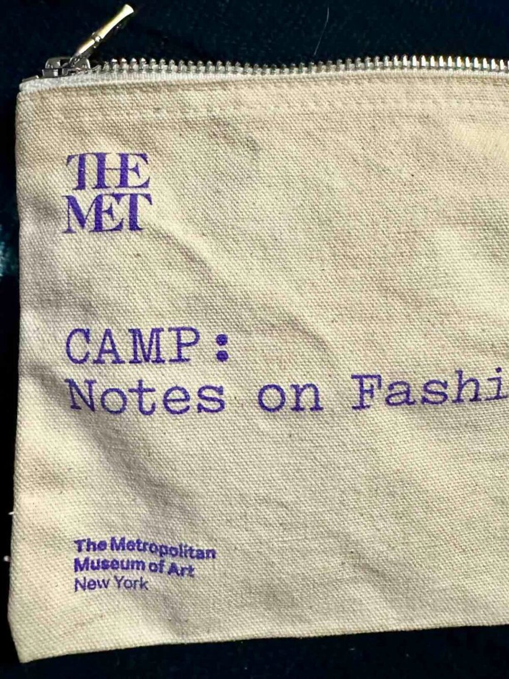 NYC Be Yourself Everyone Oscar Wilde Camp Met Museum Pouch ClutchLGBTQ Canvas - Picture 2 of 8